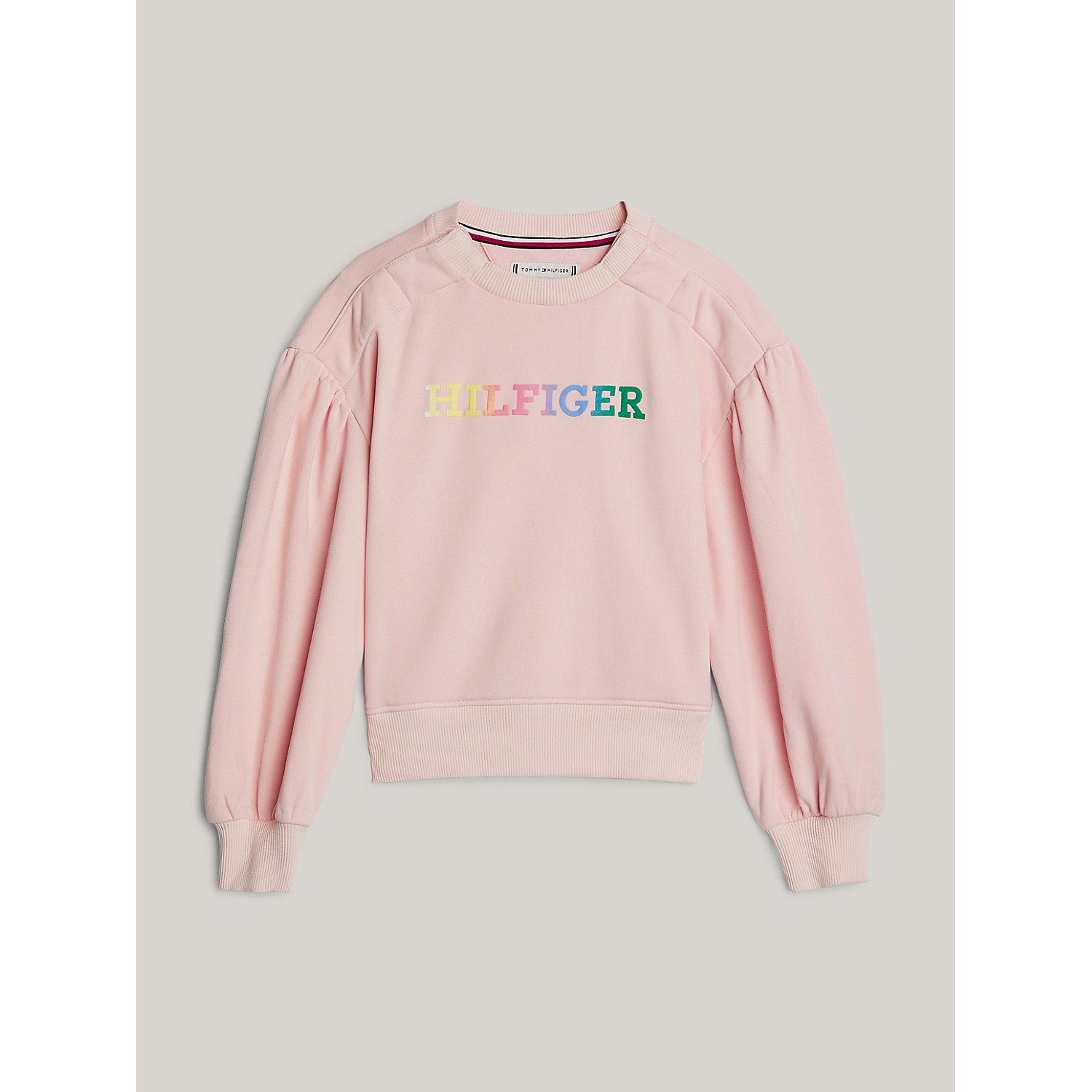 TOMMY HILFIGER Kids Relaxed Fit Monotype Sweatshirt